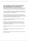 PSC FINANCIAL AND BUSINESS SKILLS PACKAGE DEAL QUESTIONS AND ANSWERS WITH VERIFIED SOLUTIONS UPDATED 2024