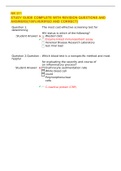 NR 511 STUDY GUIDE COMPLETE WITH REVISION QUESTIONS AND ANSWERS{100%VERIFIED AND CORRECT}