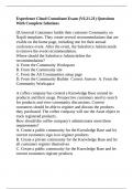 Experience Cloud Consultant Exam &lpar;V6&period;21&period;21&rpar; Questions With Complete Solutions
