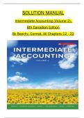 Solution Manual for Intermediate Accounting &lpar;Volume 2&rpar;&comma; 8th Canadian Edition By Thomas H&period; Beechy&comma; Joan E&period; Conrod   All 12-22 Chapters Covered &comma;Latest Edition 