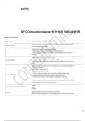 MPTC Criminal Investigation WITH 100- CORRECT ANSWERS