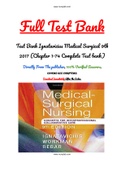 Test Bank Ignatavicius Medical Surgical 9th 2017 (Chapter 1-74 Complete Test bank)