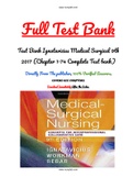 Test Bank Ignatavicius Medical Surgical 9th 2017 &lpar;Chapter 1-74 Complete Test bank&rpar;