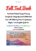 Test Bank Medical-Surgical Nursing Concepts for Interprofessional Collaborative Care 10th Edition by Donna D. Ignatavicius Chapter 1-69 |Complete Guide A+