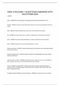 ISDS 3105 EXAM 1 QUESTIONS ANSWERS WITH SOLUTIONS 2024