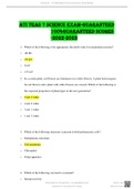 ATI TEAS 7 Science exam-guaranteed 100&percnt; GUARANTEED SCORES -2022-2023