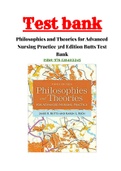 Philosophies and Theories for Advanced Nursing Practice 3rd Edition Butts Test Bank ISBN:978-1284112245|Complete Guide A+