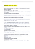 maryville patho 611 exam 4 Q&A 2022&sol;2023