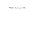 PVL2601 - Summarised NOtes
