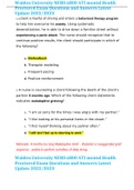 Walden University NURS 6800 ATI mental Health Proctored Exam Questions and Answers Latest Update 2022&sol;2023