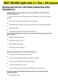 BEST REVIEW Agile Safe 5&period;1 Test&comma; &vert; All Lessons