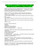 BIOD 151 MODULE 3 EXAM QUESTIONS AND ANSWERS ALL ANSWERED CORRECTLY&excl;&excl;