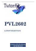 PVL2602 EXAM PACK 2022