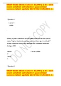 NRNP 6640 MIDTERM EXAM PSYCHOTHERAPY INDIVIDUAL Q &AS BEST EXAM SOLUTION LATEST UPDATE2022&sol;2023 SUM