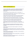SAFe Certification 5&period;1