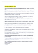 SOCRA Practice Test Q&A 2022&sol;2023