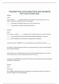 TRANSMITTING DATA QUESTIONS AND ANSWERS WITH SOLUTIONS 2024