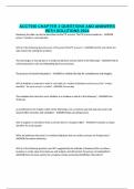 ACCT550 CHAPTER 2 QUESTIONS AND ANSWERS WITH SOLUTIONS 2024