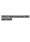 TNCC final exam test 2022 open book.