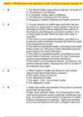NACE 1 PN-RN Exam test Questions with Verified Answers Graded A&plus;