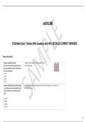 TEAS Math Exam 7 &lpar;Online&rpar; With Questions And 100&percnt; DETAILED CORRECT ANSWERS