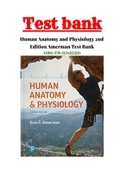 Human Anatomy and Physiology 2nd Edition Amerman Test Bank ISBN:978-0134553511|Test bank |Complete Guide A+