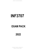INF3707 - Database Design And Implementation  EXAM PACK  2022 .