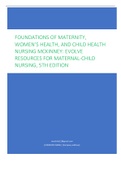 Foundations of Maternity&comma; Women&rsquo;s Health&comma;