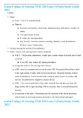 Galen College of Nursing NUR 230 Exam 3 &lpar;Peds&rpar; Study Guide 2022
