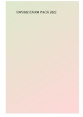 IOP2602 EXAM PACK 2022