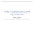 Detailed Summary Drug Targets Biochemistry and Signaling 