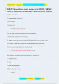NCTI Questions and Answers 2024&sol;2025