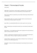 Chapter 2 - Pharmacological Principles