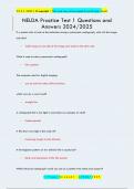 NELDA Practice Test 1 Questions and  Answers 2024&sol;2025