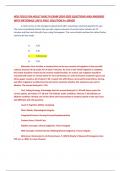 HESI FOCUS ON ADULT HEALTH EXAM 2024-2025 QUESTIONS AND ANSWERS  WITH RATIONALE 100 &percnt; PASS SOLUTION A&plus; GRADE