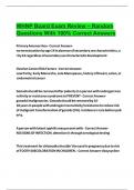 WHNP Board Exam Review &ndash; Random Questions With 100&percnt; Correct Answers 