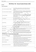 FMF Officer 106 - Ground Combat Element &lpar;GCE&rpar; Correct Answers Graded A&plus;