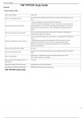 FMF OFFICER Study Guide Correct Answers Graded A&plus;