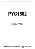 PYC1502 MCQ EXAM PACK 2022