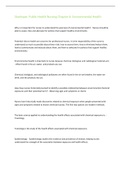Stanhope&colon; Public Health Nursing Chapter 6&colon; Environmental Health