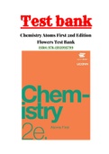 Chemistry Atoms First 2nd Edition Flowers Test Bank ISBN:978-1593995799|Test bank |Complete Guide A+