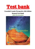 Essential Cosmic Perspective 8th Edition Bennett Test Bank ISBN:978-0134446431|Complete Guide A+