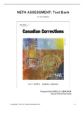 Test Bank to accompany Canadian Corrections, Fourth Edition By Griffiths, Murdoch