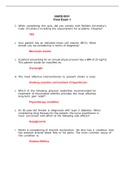Summary NURS 6531 FINAL EXAM STUDY GUIDE- Updated 01&sol;2021