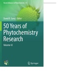 50 Years of Phytochemistry Research.