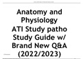 Anatomy and Physiology  ATI Study patho Study Guide w&sol; Brand New Q&A &lpar;2022&sol;2023&rpar;