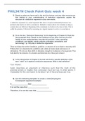 PHIL347N Check Point Quiz week 4 new questions and answers solved solution 2022&sol;2023