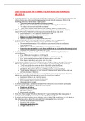 EXIT FINAL EXAM 180 CORRECT QUESTIONS AND ANSWERS  GRADED A