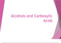 Alcohols and Carboxylic Acids Revision