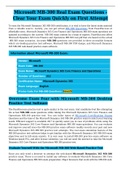 Microsoft MB-300 DUMPS PDF-To Gain Brilliant Result {2022]